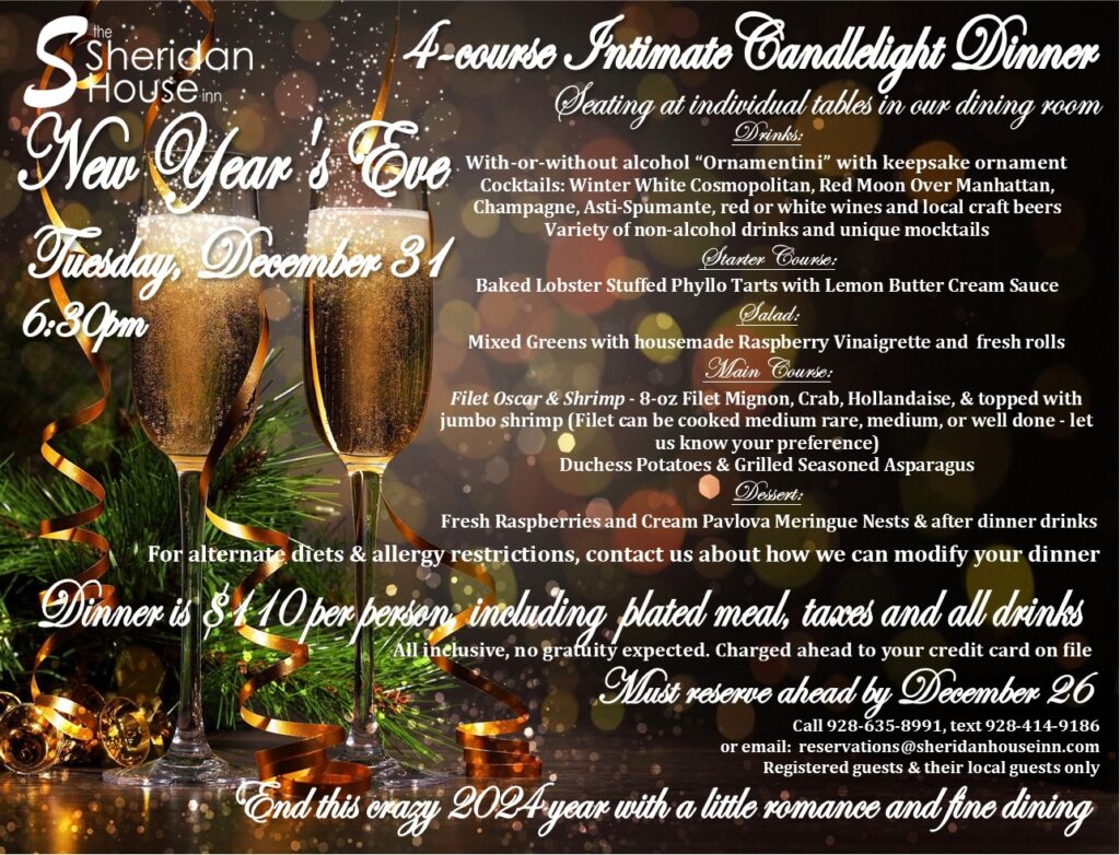 invitation to New Year's Eve dinner